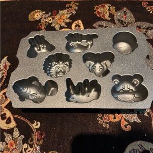 Nordic Ware Silver Animal-Shaped Baking Mold